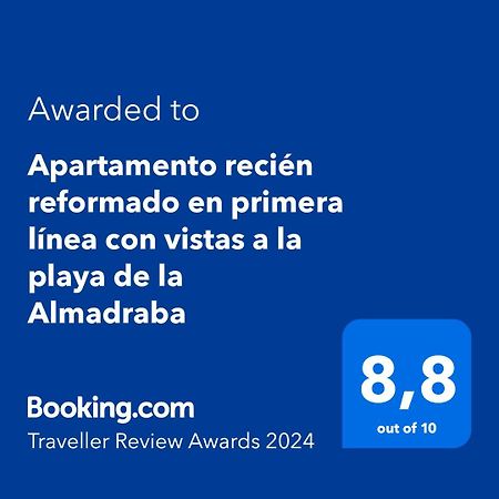 Apartamento Recien Reformado En Primera Linea Con Vistas A La Playa De La Almadraba Benicàssim Zewnętrze zdjęcie